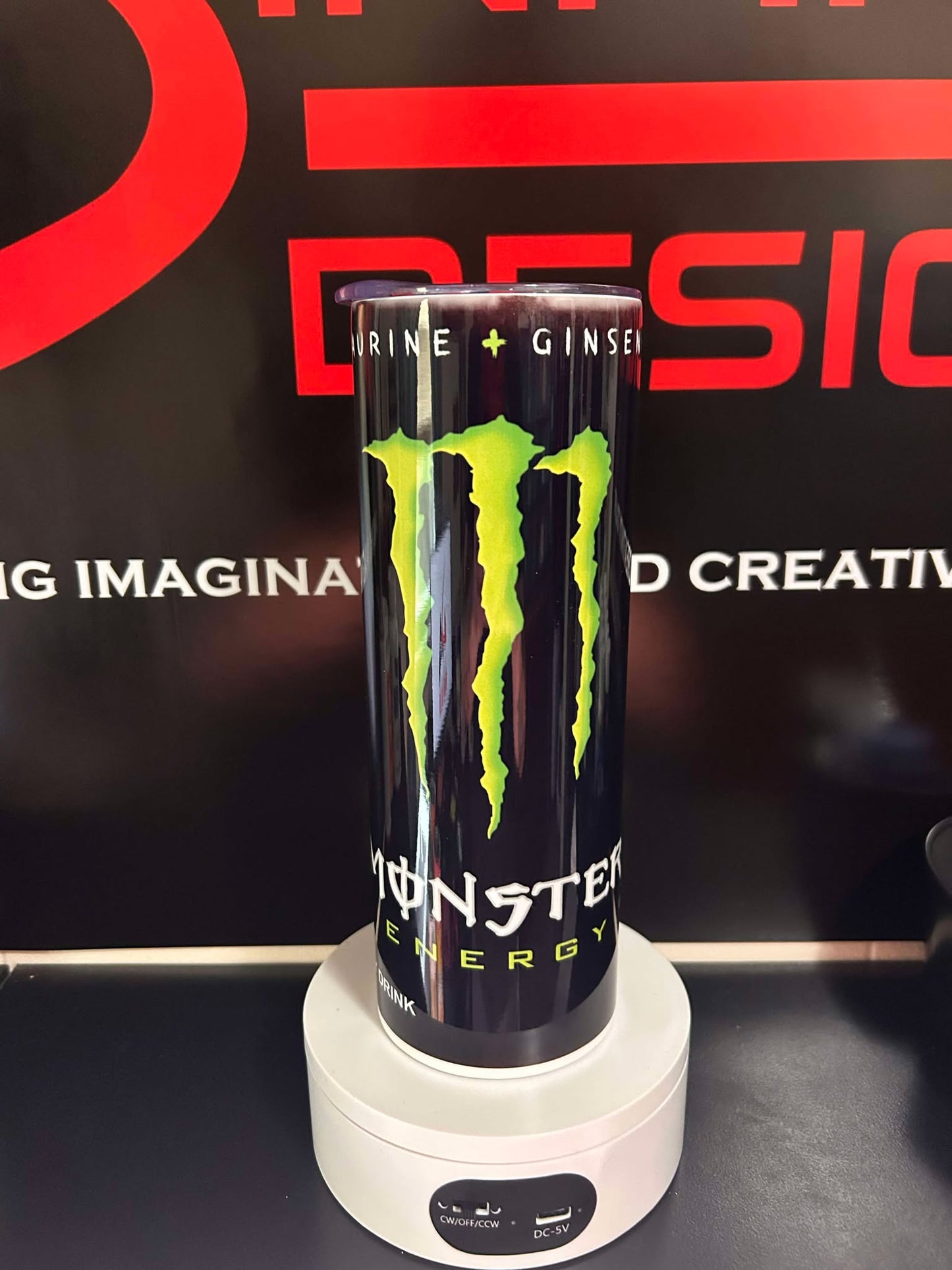 Energy Drink 20oz Stainless Tumbler